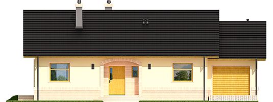 Фасад дома GII-7659-86 Фасад дома GII-7659-86